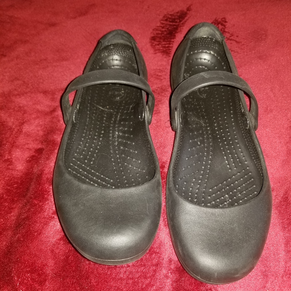 Croc Black Mary Jane